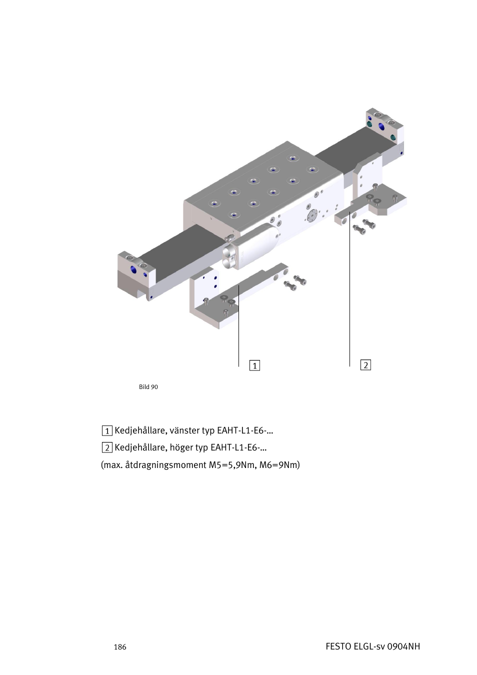 Festo Линейный привод ELGL-LAS User Manual | Page 187 / 216