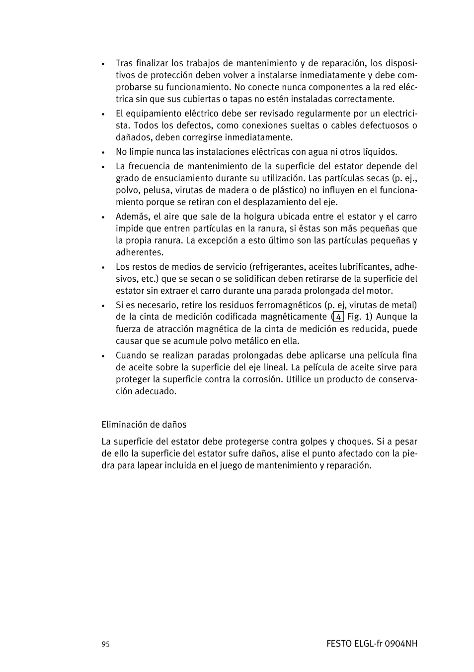 Festo Линейный привод ELGL-LAS User Manual | Page 96 / 216
