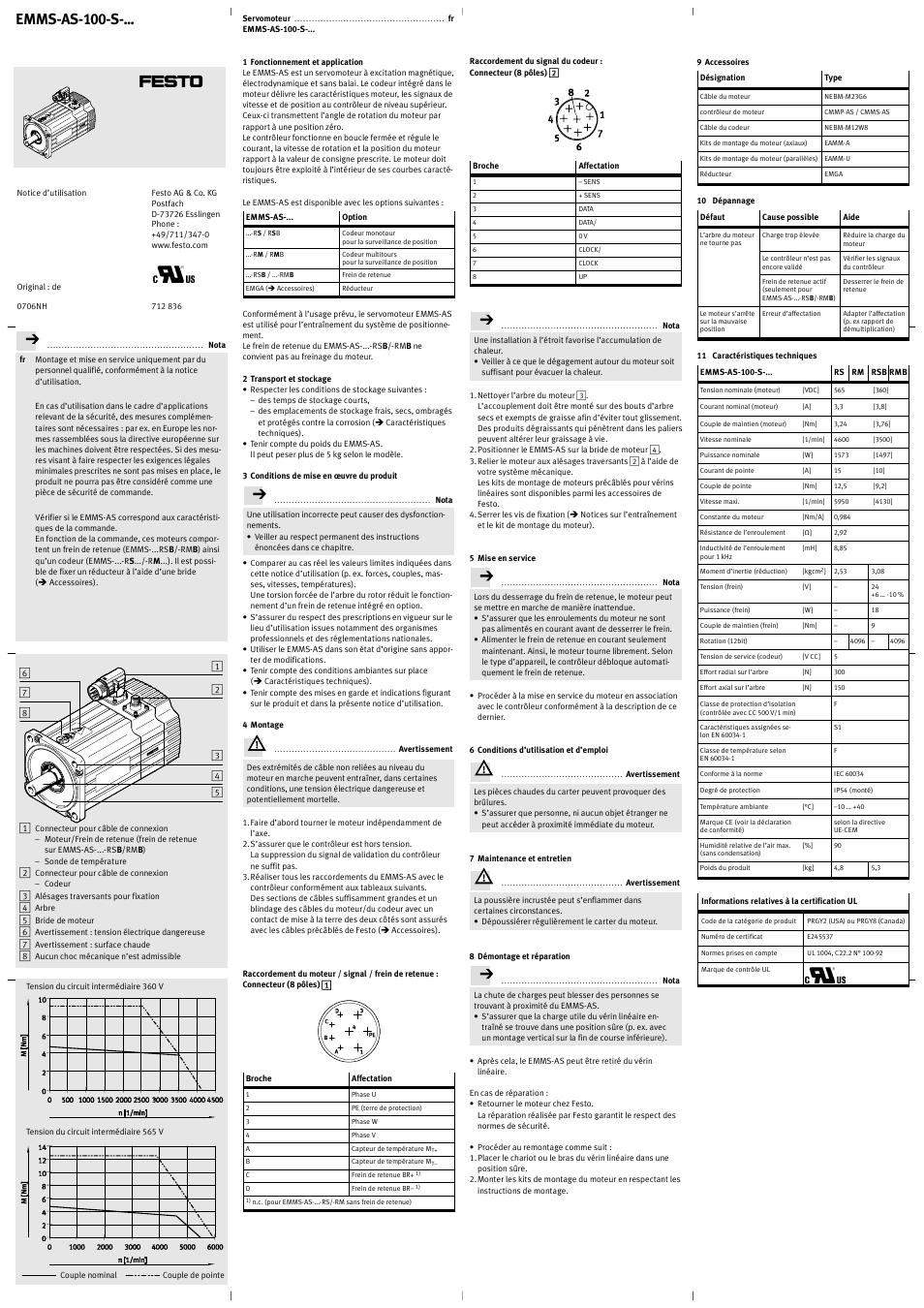 Emms-as-100-s | Festo Серводвигатели EMMS-AS-100-S User Manual | Page 4 / 6