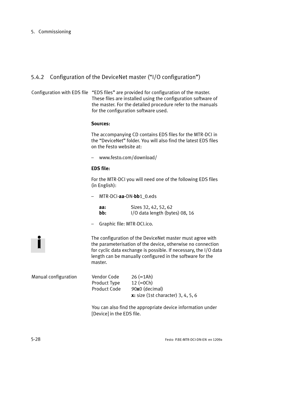 Festo Электромотор MTR-DCI User Manual | Page 126 / 316