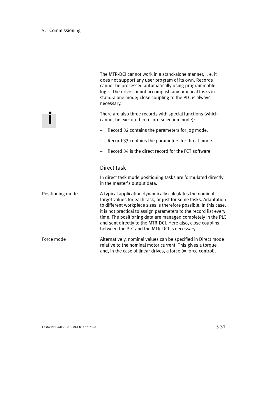 Festo Электромотор MTR-DCI User Manual | Page 129 / 316