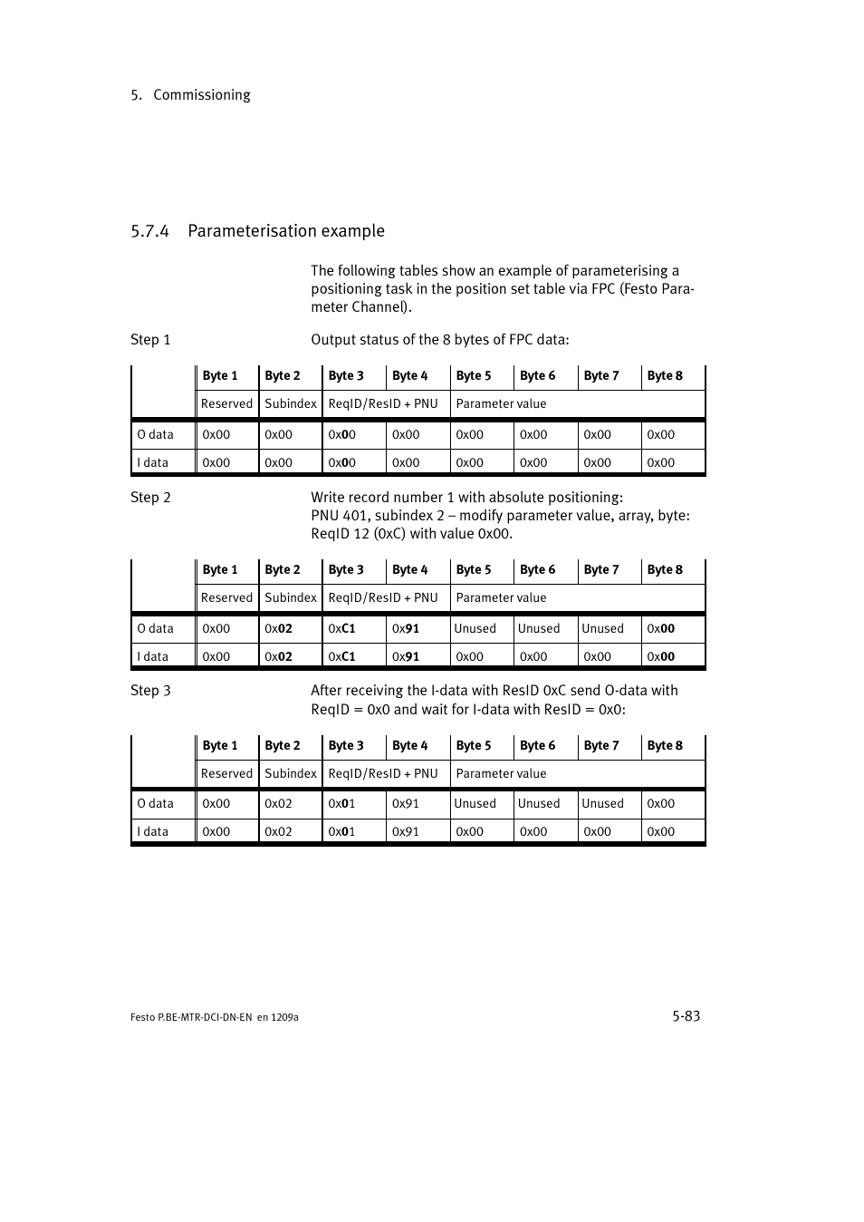 4 parameterisation example | Festo Электромотор MTR-DCI User Manual | Page 181 / 316