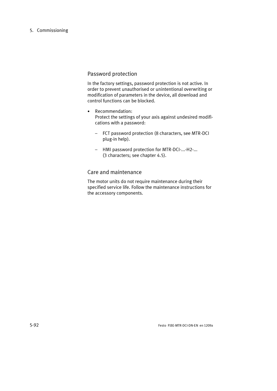Festo Электромотор MTR-DCI User Manual | Page 190 / 316
