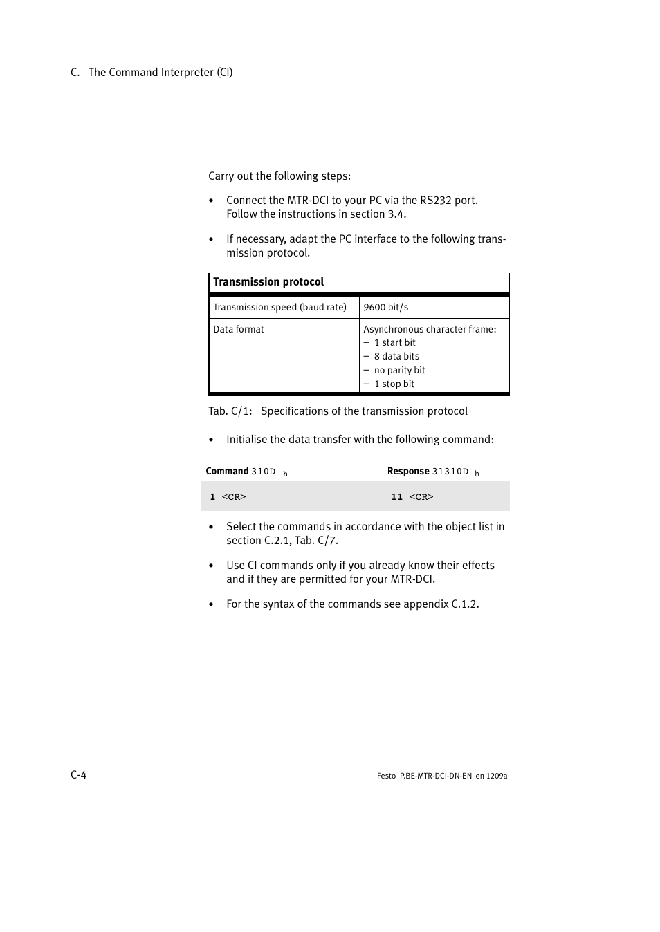 Festo Электромотор MTR-DCI User Manual | Page 278 / 316