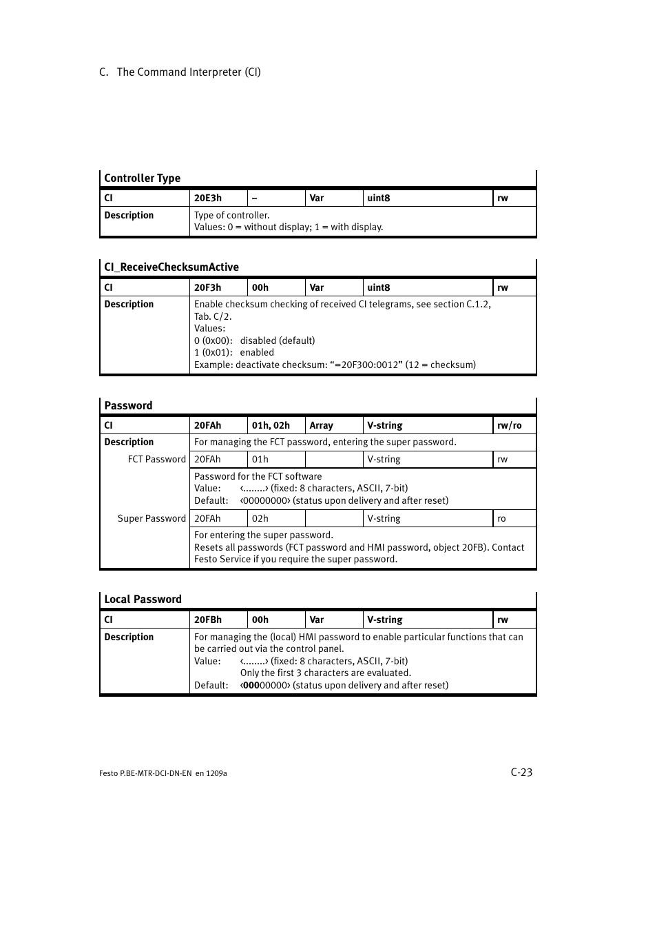 Festo Электромотор MTR-DCI User Manual | Page 297 / 316