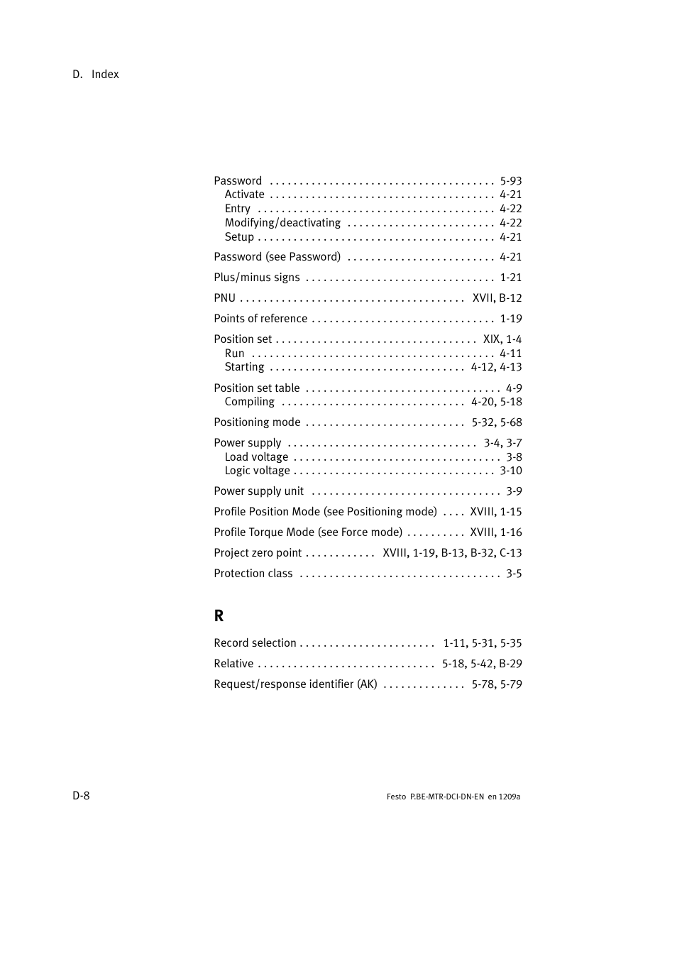 Festo Электромотор MTR-DCI User Manual | Page 314 / 316