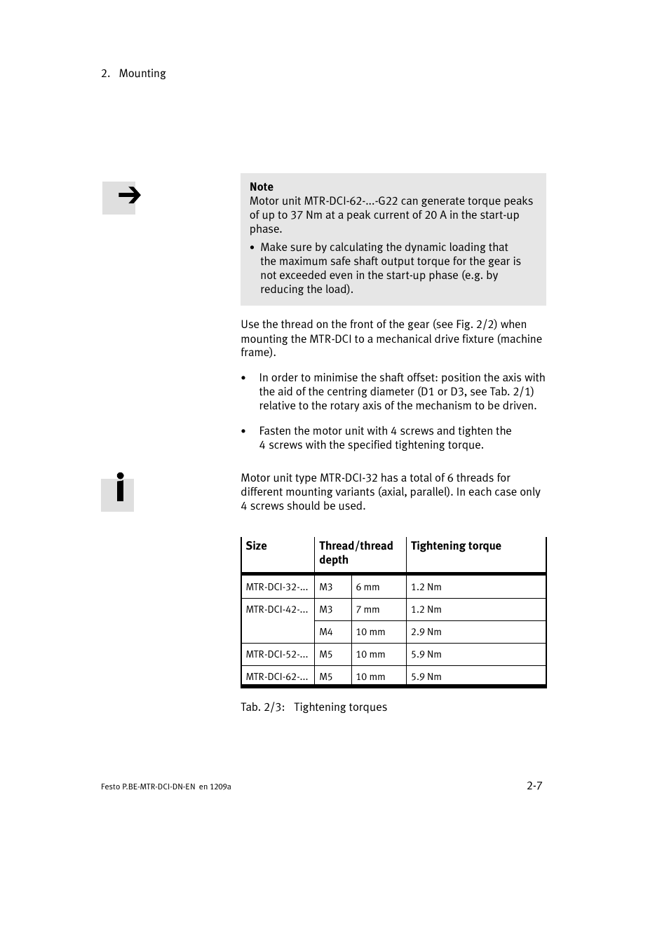 Festo Электромотор MTR-DCI User Manual | Page 55 / 316