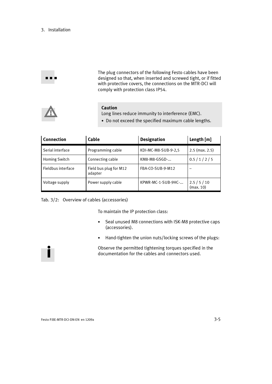 Festo Электромотор MTR-DCI User Manual | Page 61 / 316