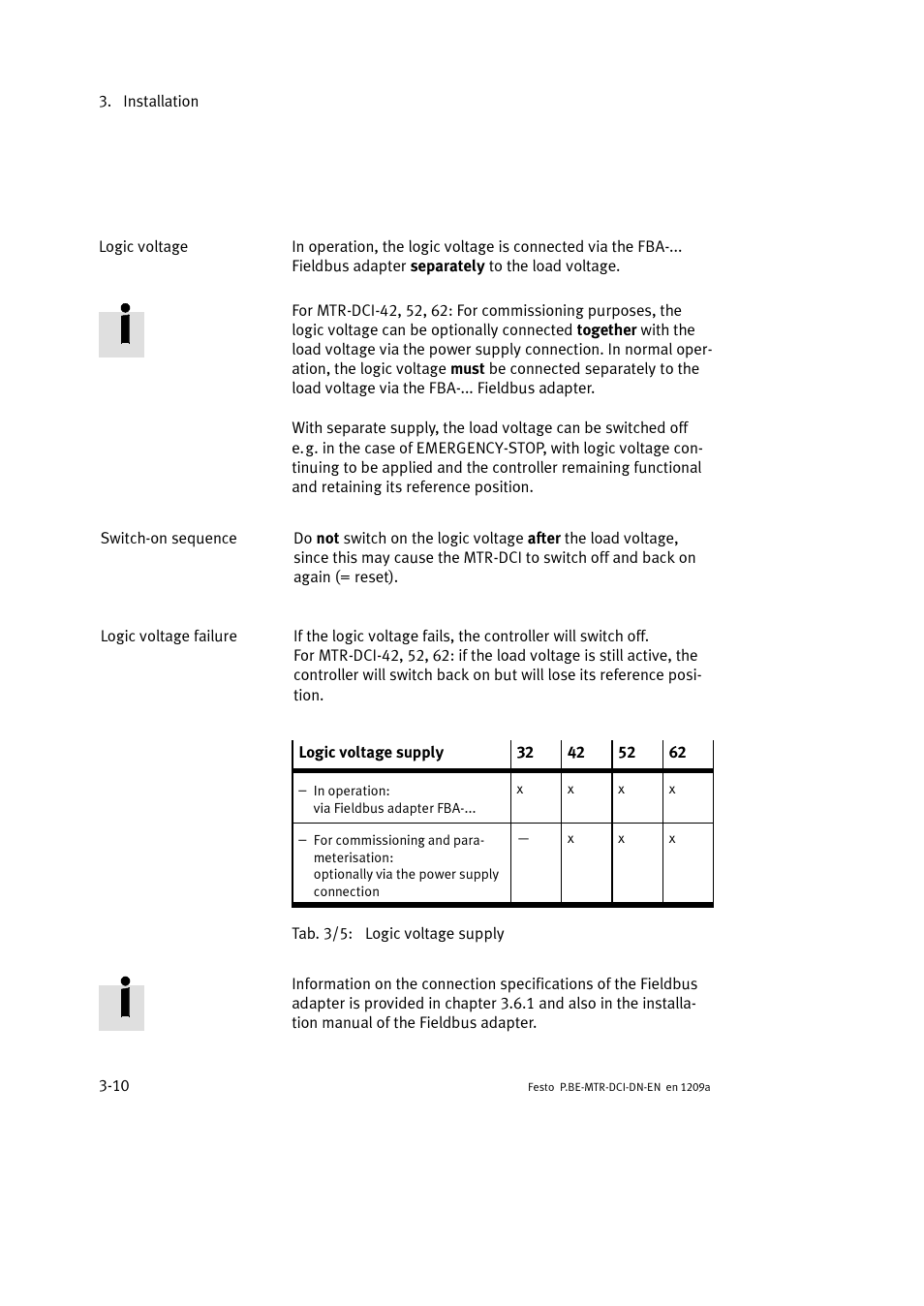Festo Электромотор MTR-DCI User Manual | Page 66 / 316