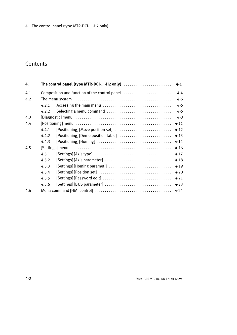 Festo Электромотор MTR-DCI User Manual | Page 76 / 316