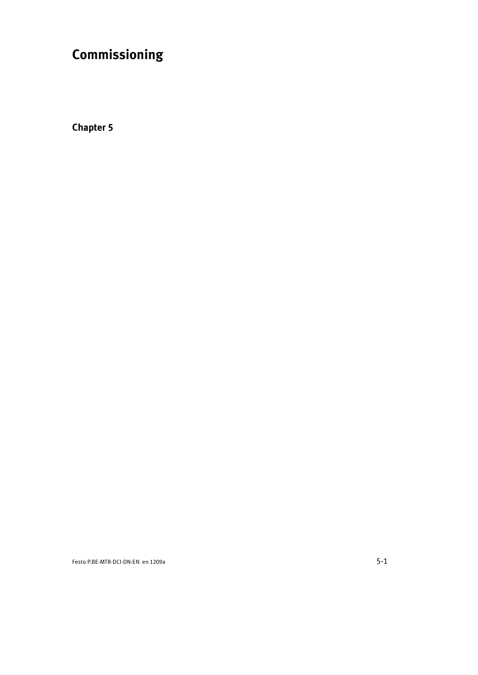 Commissioning | Festo Электромотор MTR-DCI User Manual | Page 99 / 316