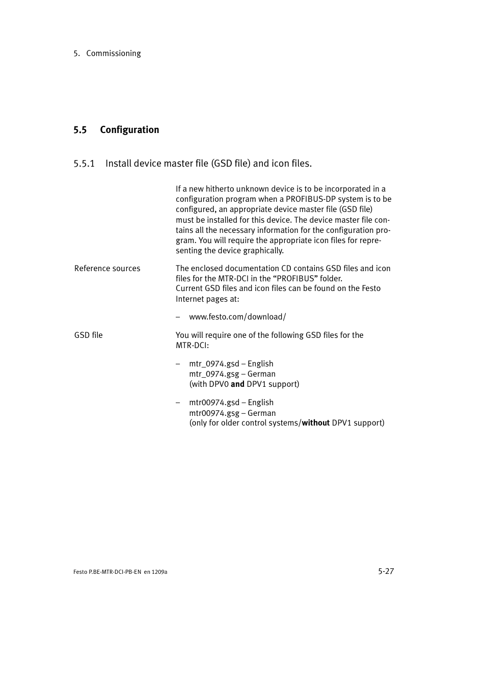 5 configuration | Festo Электромотор MTR-DCI User Manual | Page 115 / 306