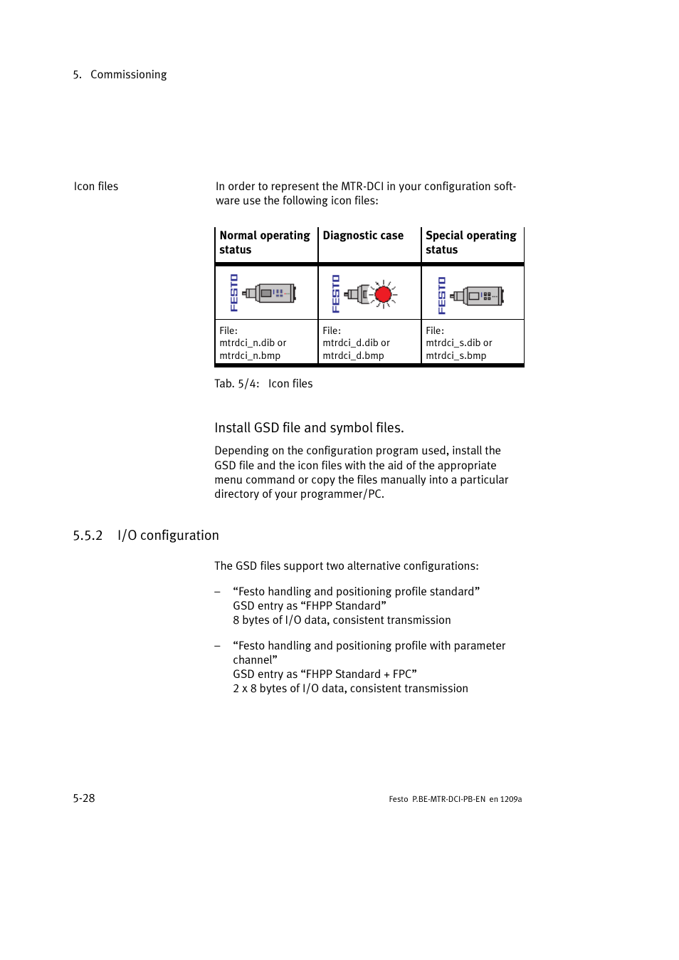 2 i/o configuration | Festo Электромотор MTR-DCI User Manual | Page 116 / 306