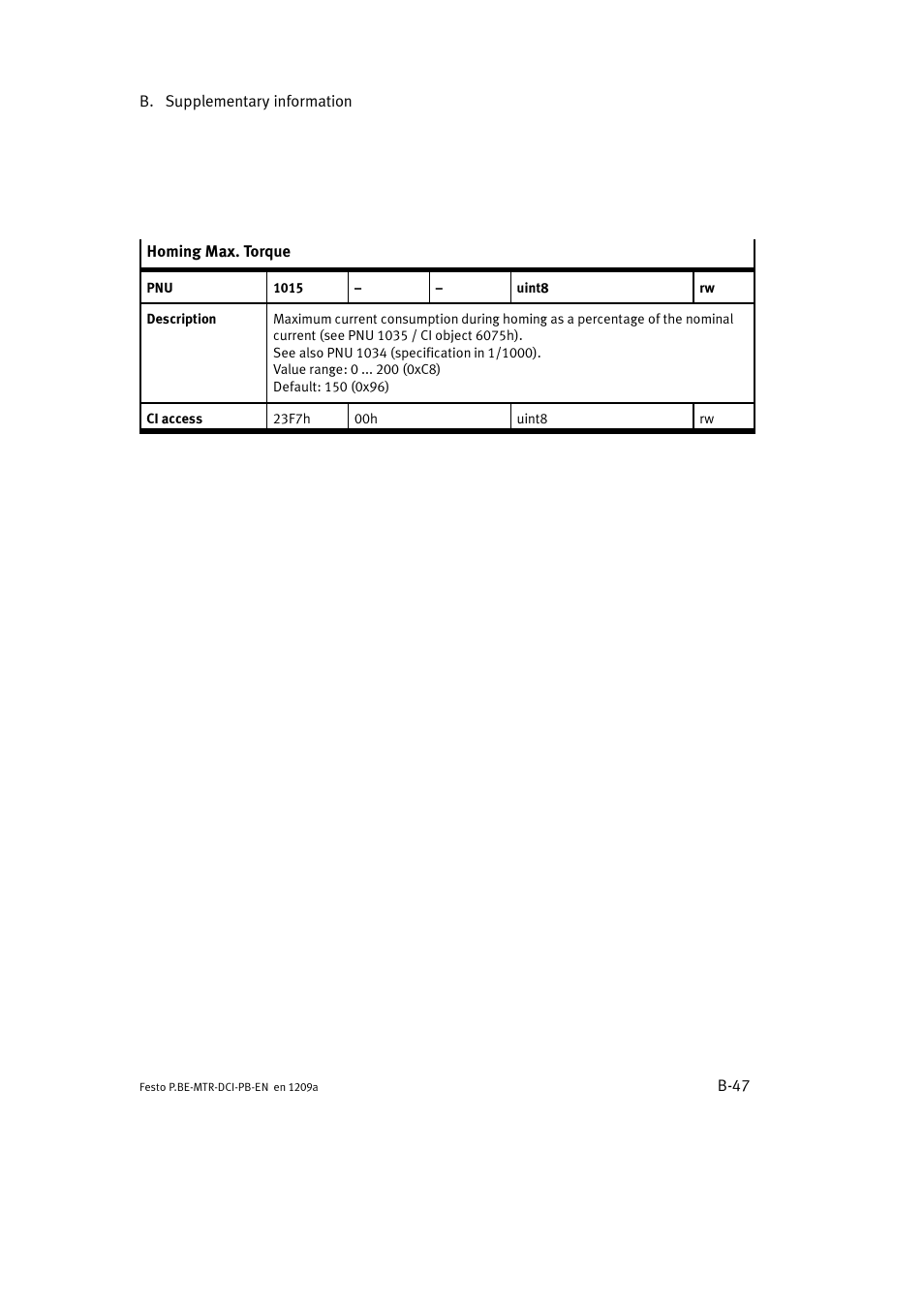 Festo Электромотор MTR-DCI User Manual | Page 253 / 306