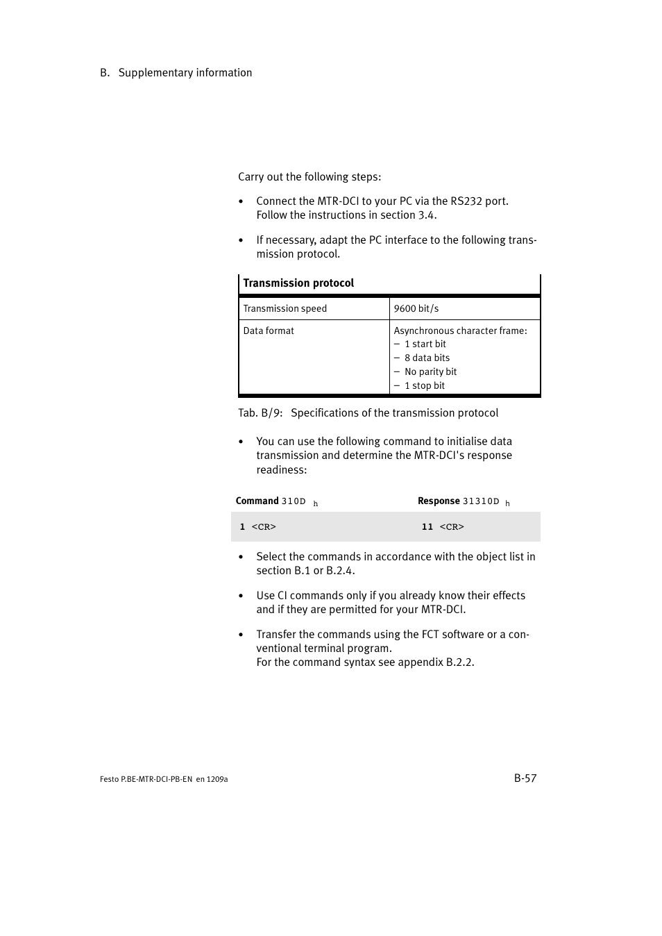 Festo Электромотор MTR-DCI User Manual | Page 263 / 306