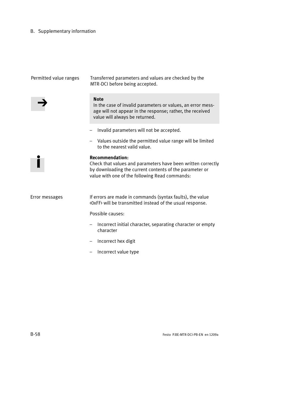 Festo Электромотор MTR-DCI User Manual | Page 264 / 306