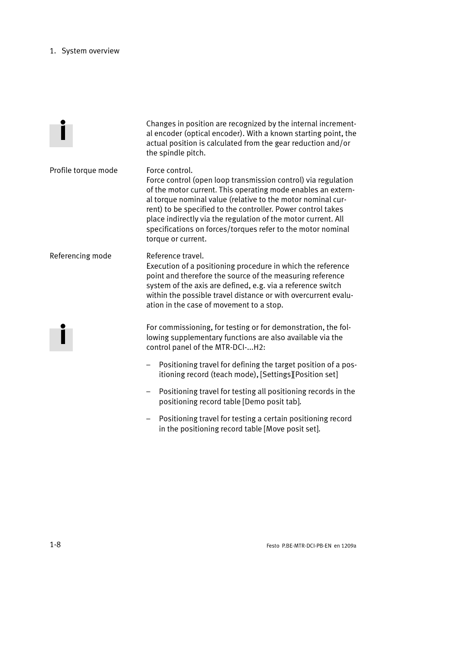 Festo Электромотор MTR-DCI User Manual | Page 28 / 306