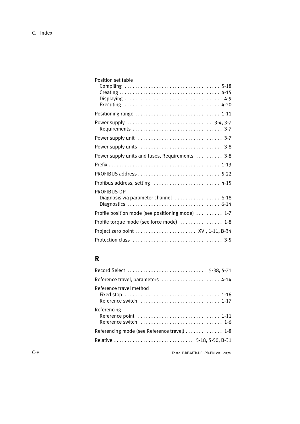 Festo Электромотор MTR-DCI User Manual | Page 304 / 306