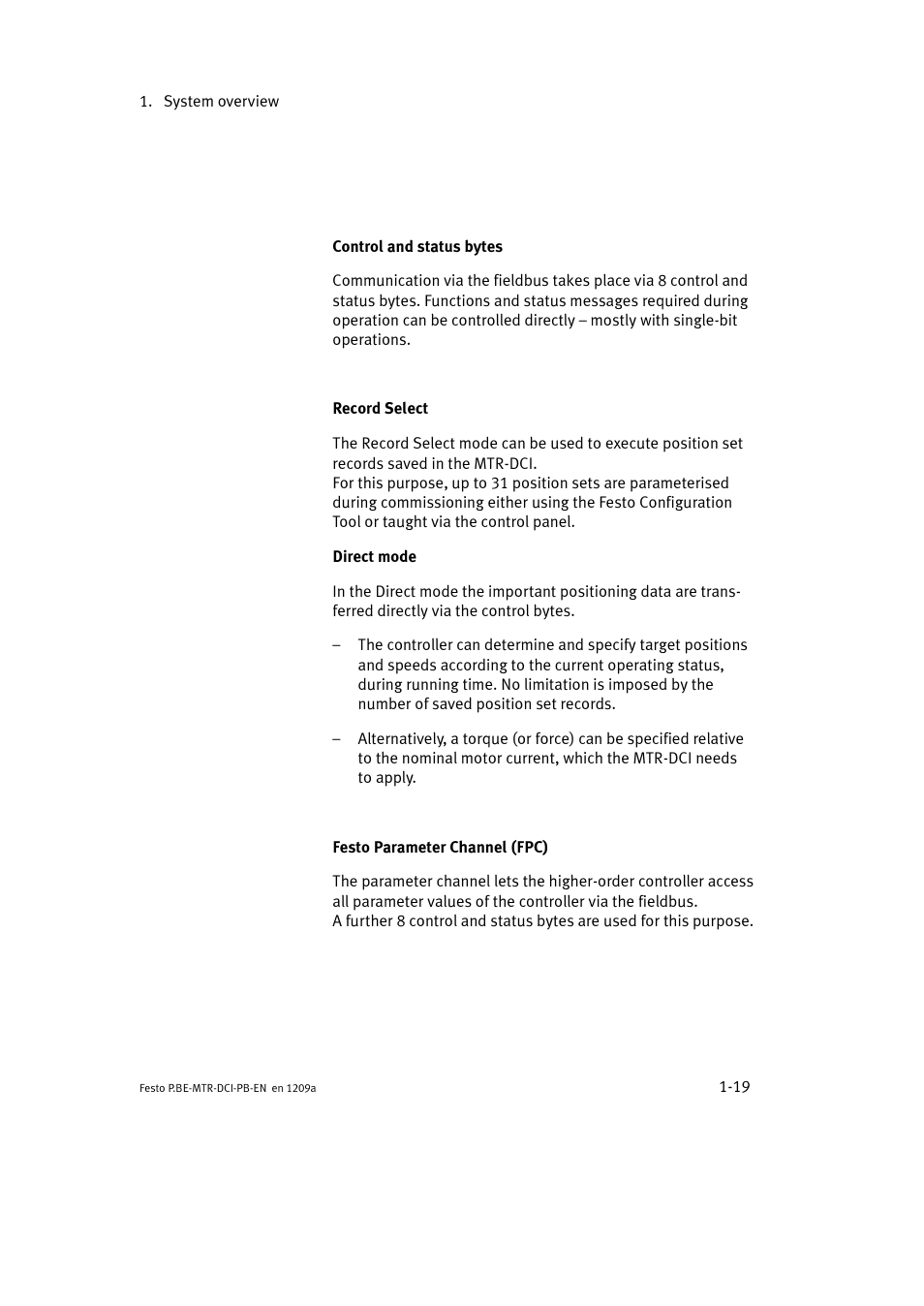 Festo Электромотор MTR-DCI User Manual | Page 39 / 306