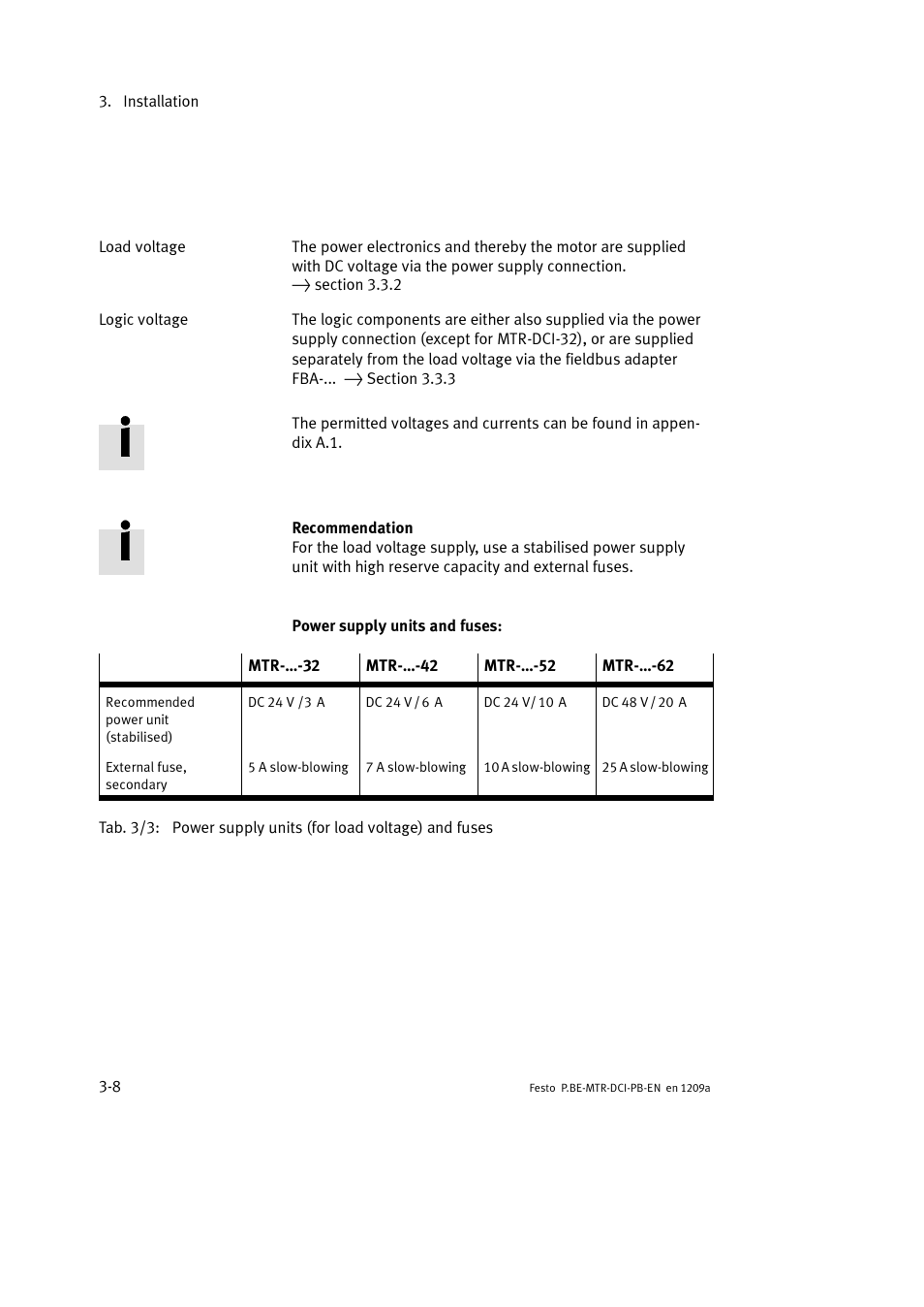 Festo Электромотор MTR-DCI User Manual | Page 56 / 306