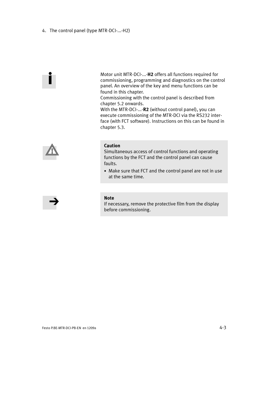 Festo Электромотор MTR-DCI User Manual | Page 69 / 306