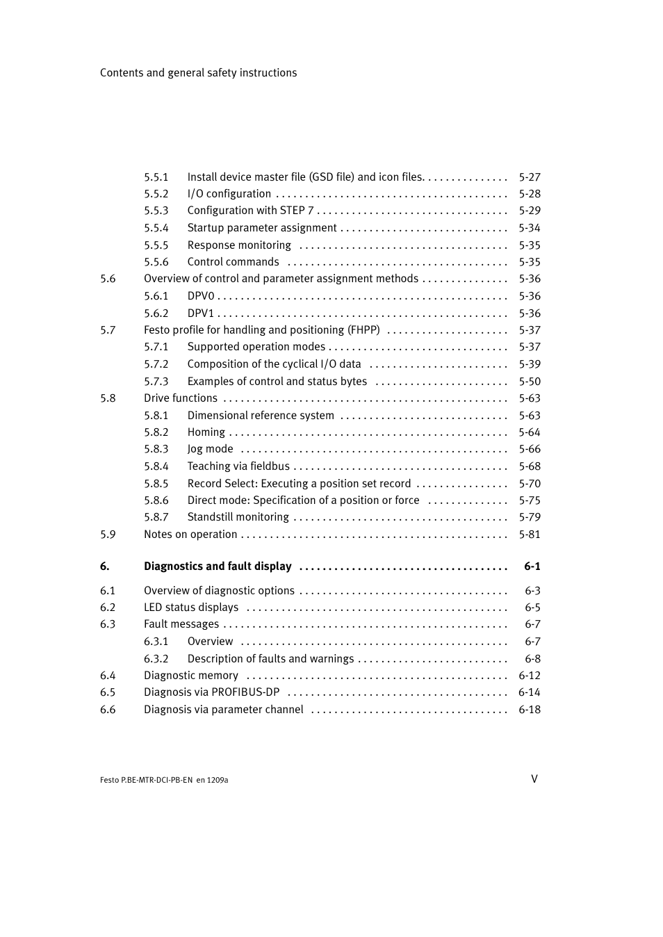 Festo Электромотор MTR-DCI User Manual | Page 7 / 306