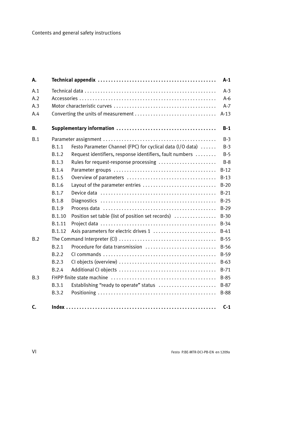 Festo Электромотор MTR-DCI User Manual | Page 8 / 306