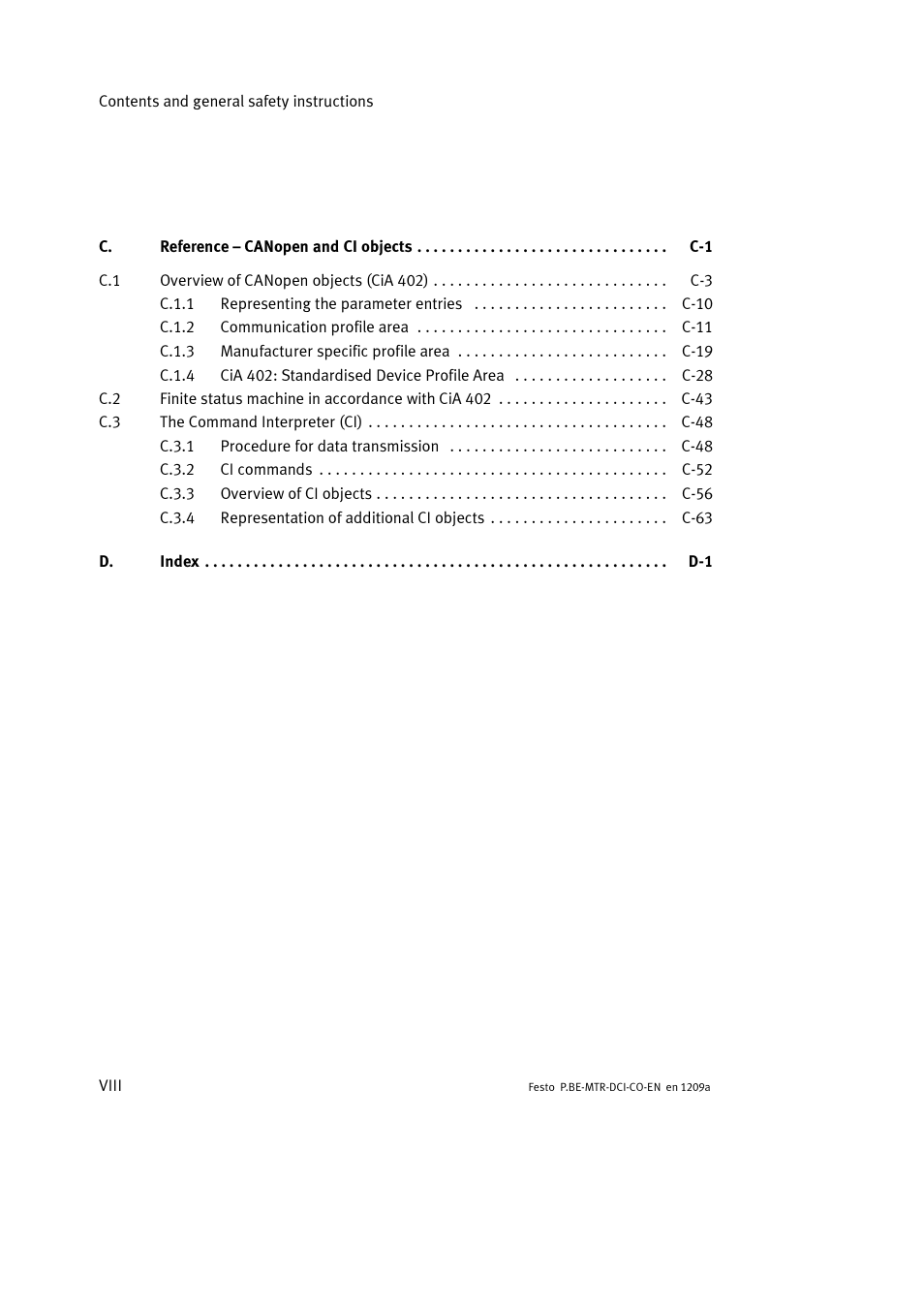 Festo Электромотор MTR-DCI User Manual | Page 10 / 352