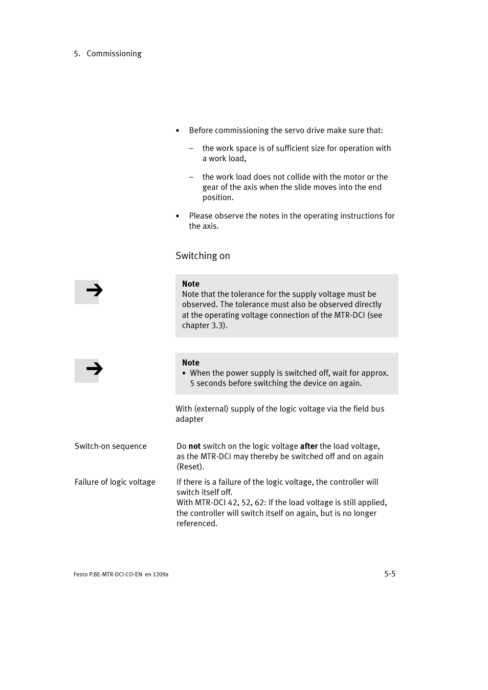 Festo Электромотор MTR-DCI User Manual | Page 103 / 352