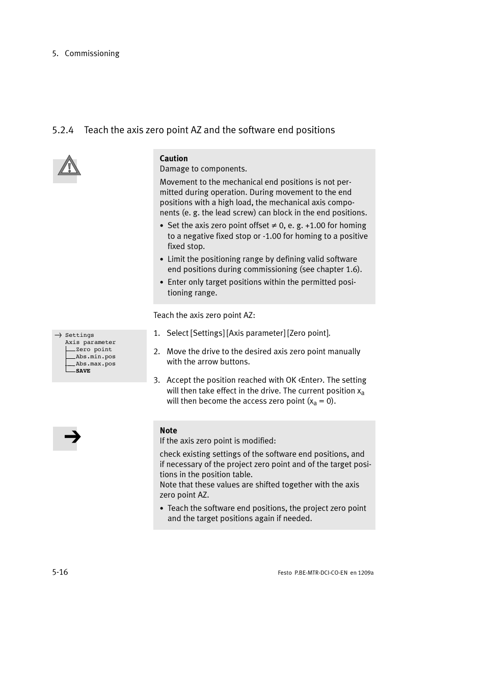 Festo Электромотор MTR-DCI User Manual | Page 114 / 352