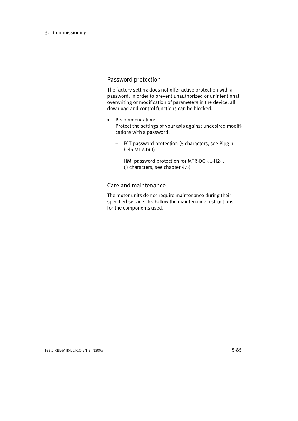 Festo Электромотор MTR-DCI User Manual | Page 183 / 352