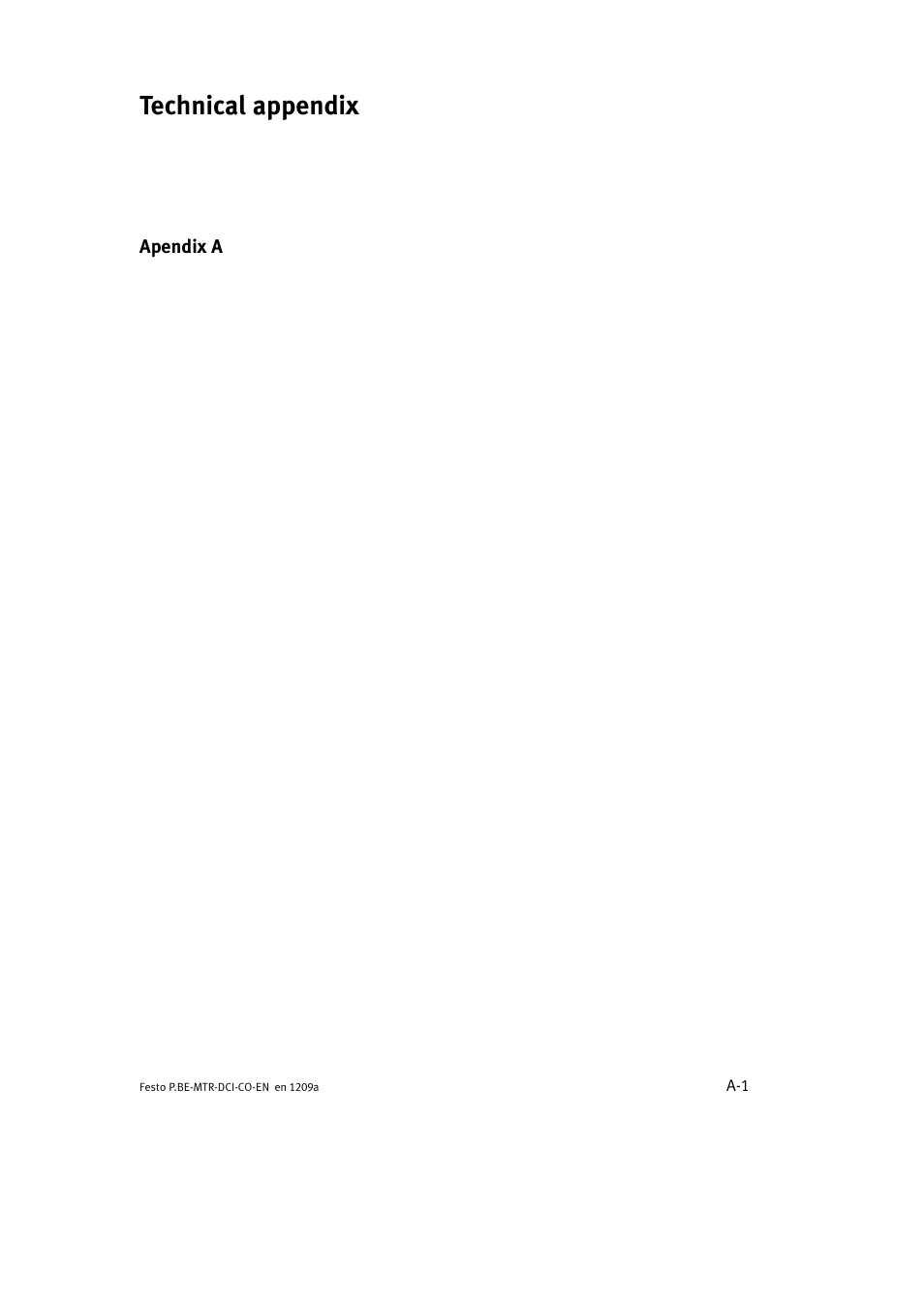 Technical appendix | Festo Электромотор MTR-DCI User Manual | Page 201 / 352
