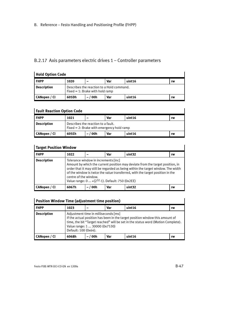 Festo Электромотор MTR-DCI User Manual | Page 265 / 352