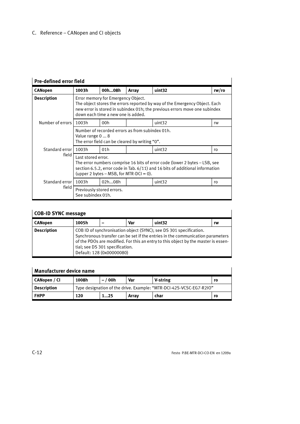 Festo Электромотор MTR-DCI User Manual | Page 288 / 352