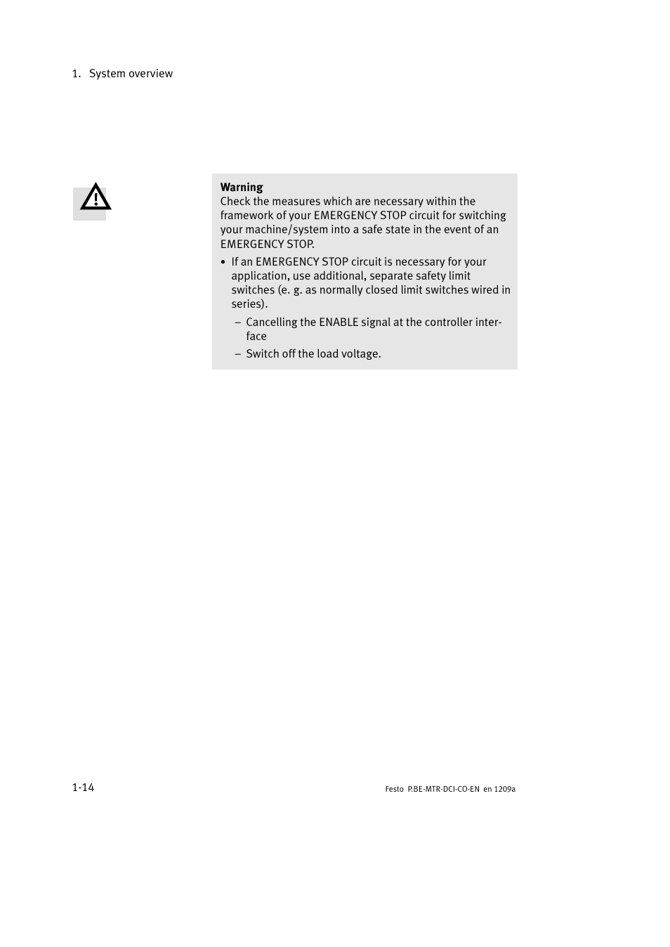 Festo Электромотор MTR-DCI User Manual | Page 36 / 352