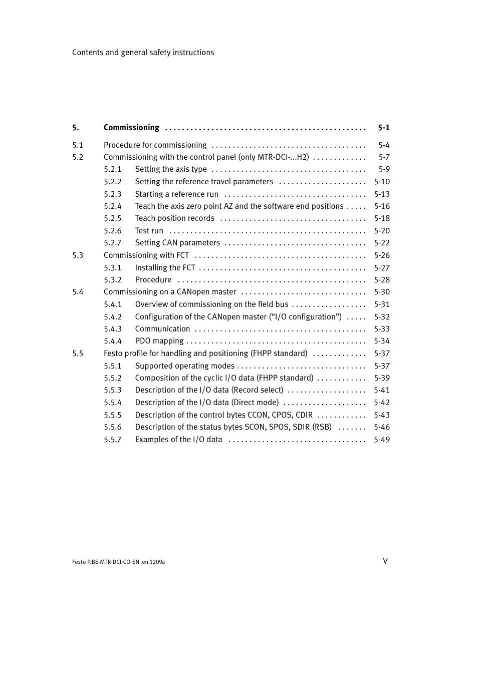 Festo Электромотор MTR-DCI User Manual | Page 7 / 352