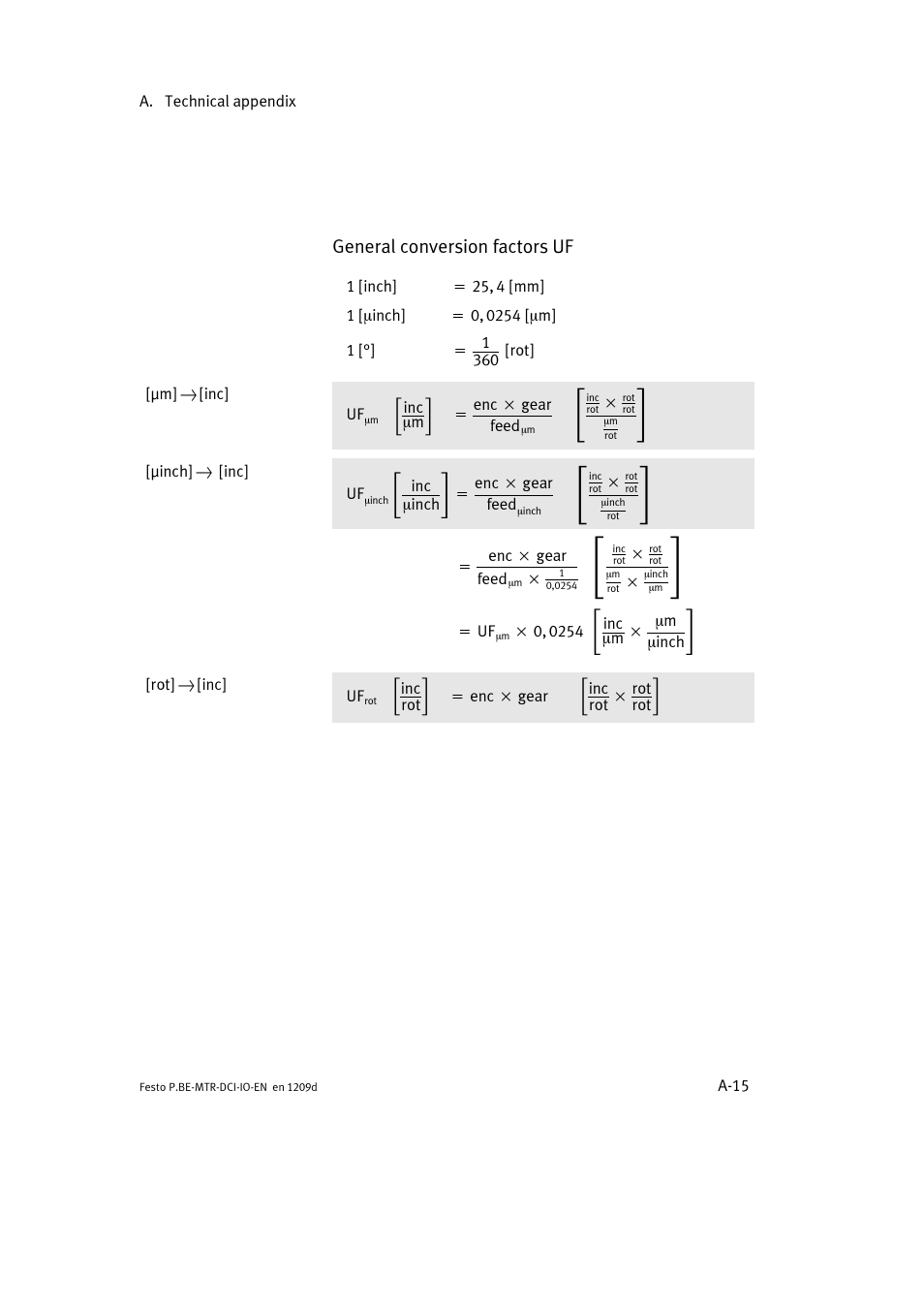 Festo Электромотор MTR-DCI User Manual | Page 135 / 182