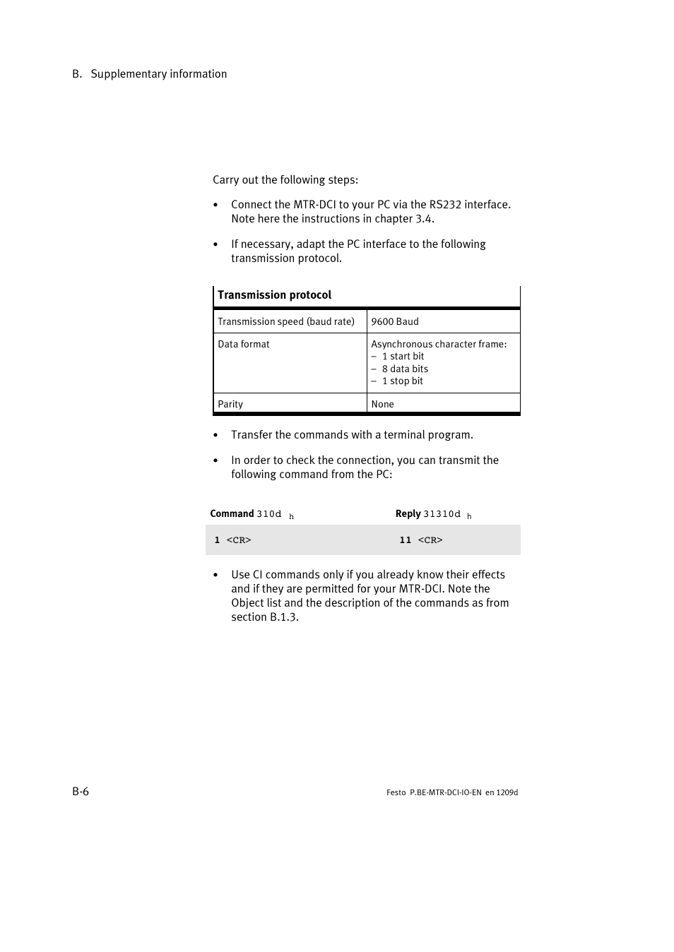 Festo Электромотор MTR-DCI User Manual | Page 142 / 182
