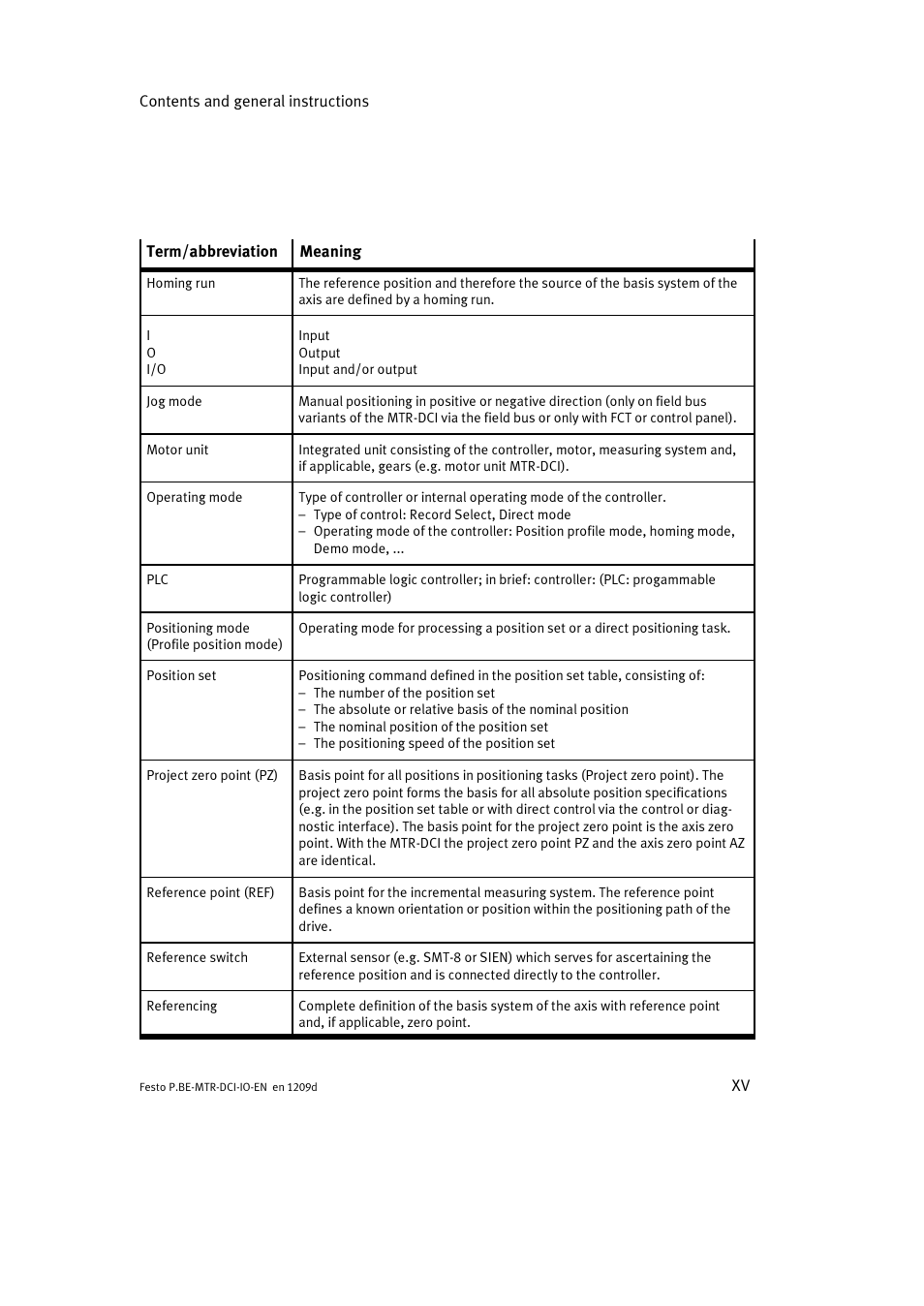 Festo Электромотор MTR-DCI User Manual | Page 17 / 182