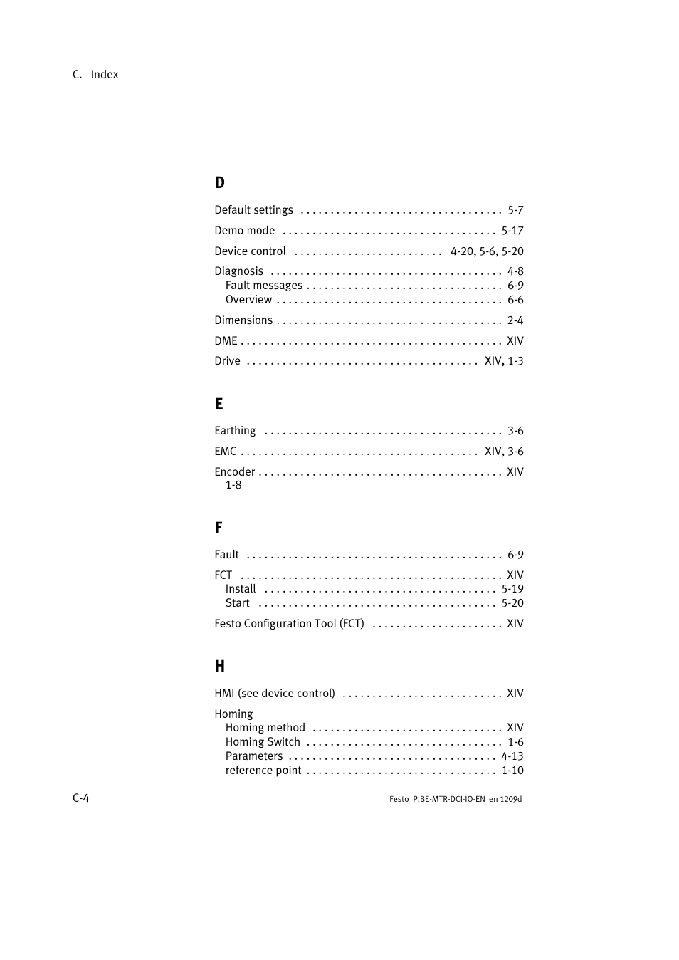 Festo Электромотор MTR-DCI User Manual | Page 178 / 182