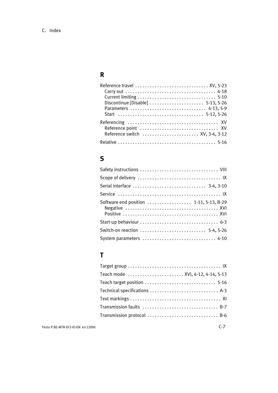 Festo Электромотор MTR-DCI User Manual | Page 181 / 182