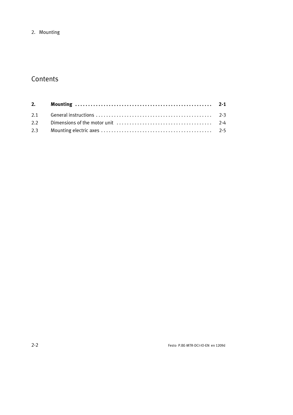 Festo Электромотор MTR-DCI User Manual | Page 36 / 182