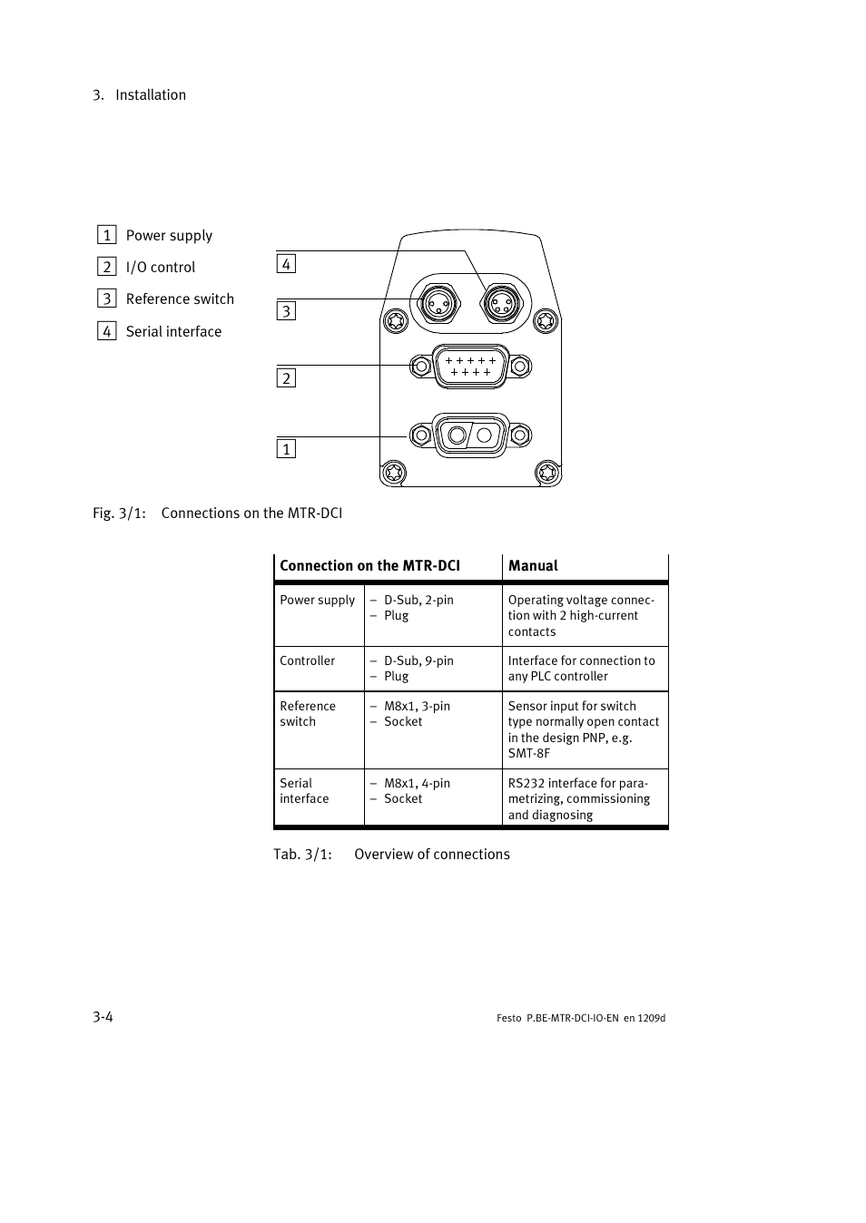 Festo Электромотор MTR-DCI User Manual | Page 46 / 182