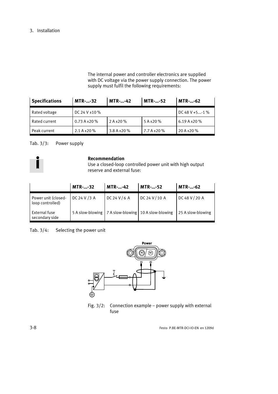 Festo Электромотор MTR-DCI User Manual | Page 50 / 182