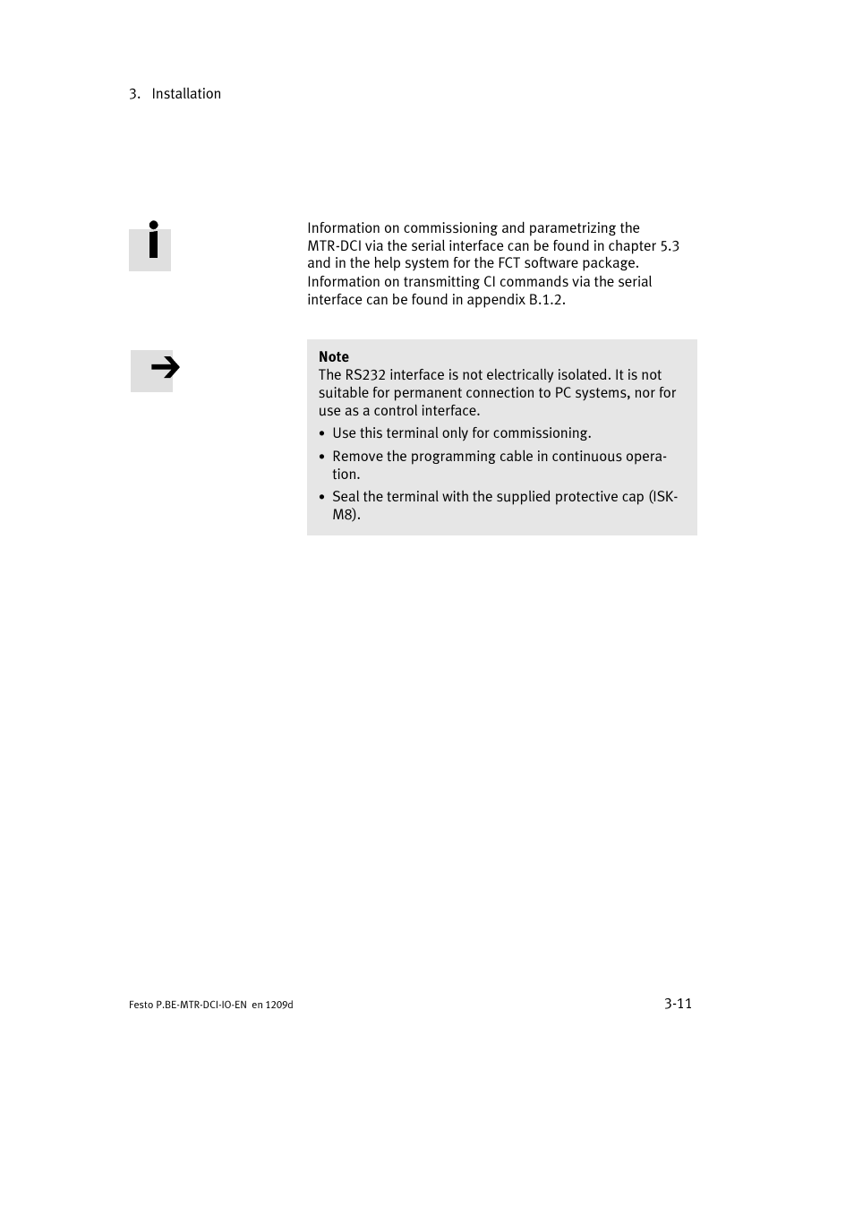Festo Электромотор MTR-DCI User Manual | Page 53 / 182