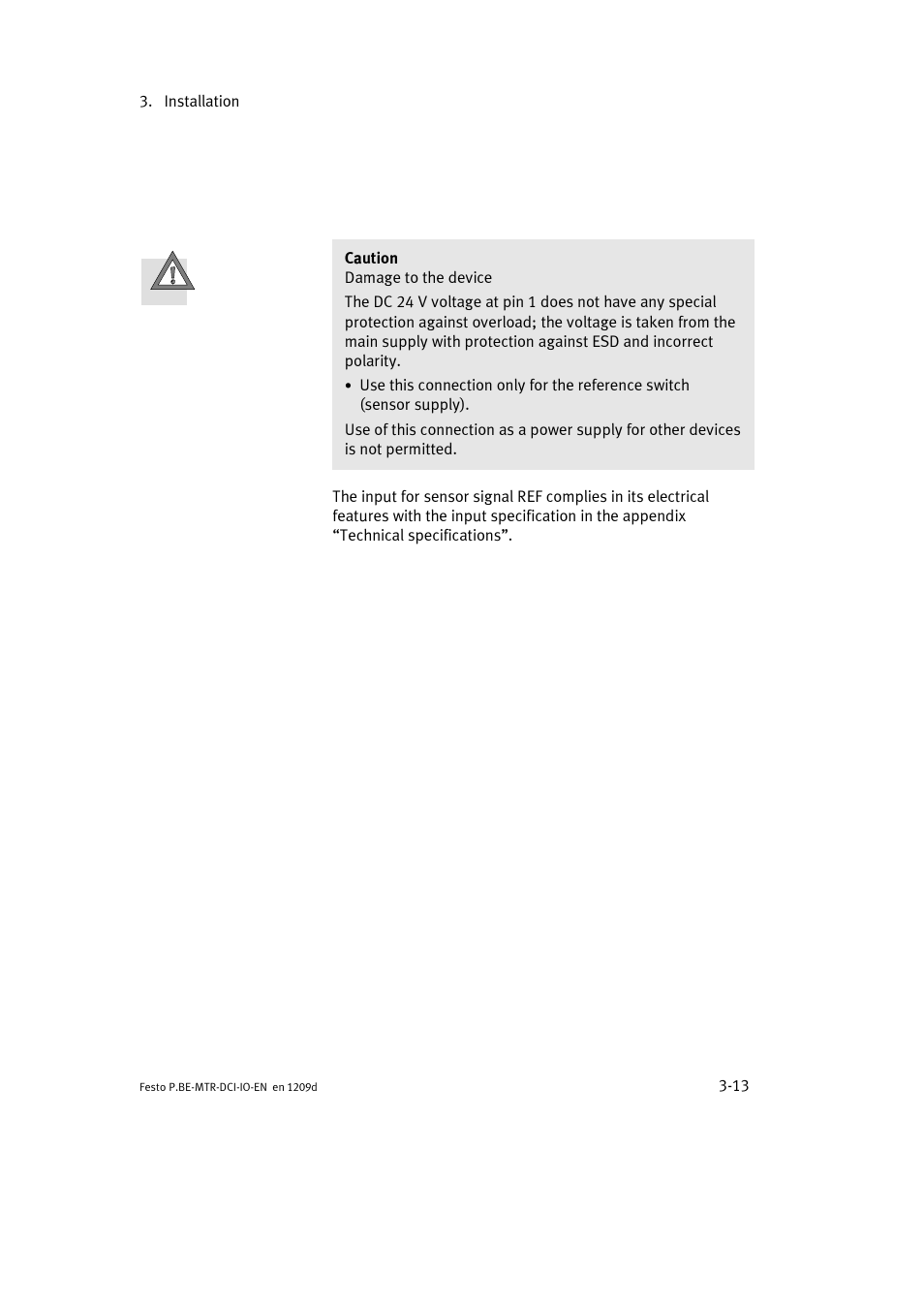 Festo Электромотор MTR-DCI User Manual | Page 55 / 182