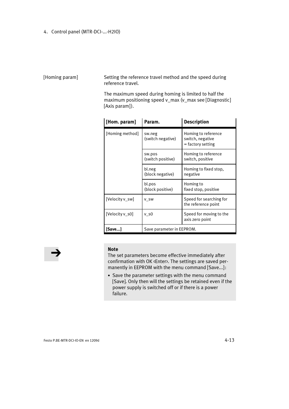 Festo Электромотор MTR-DCI User Manual | Page 71 / 182