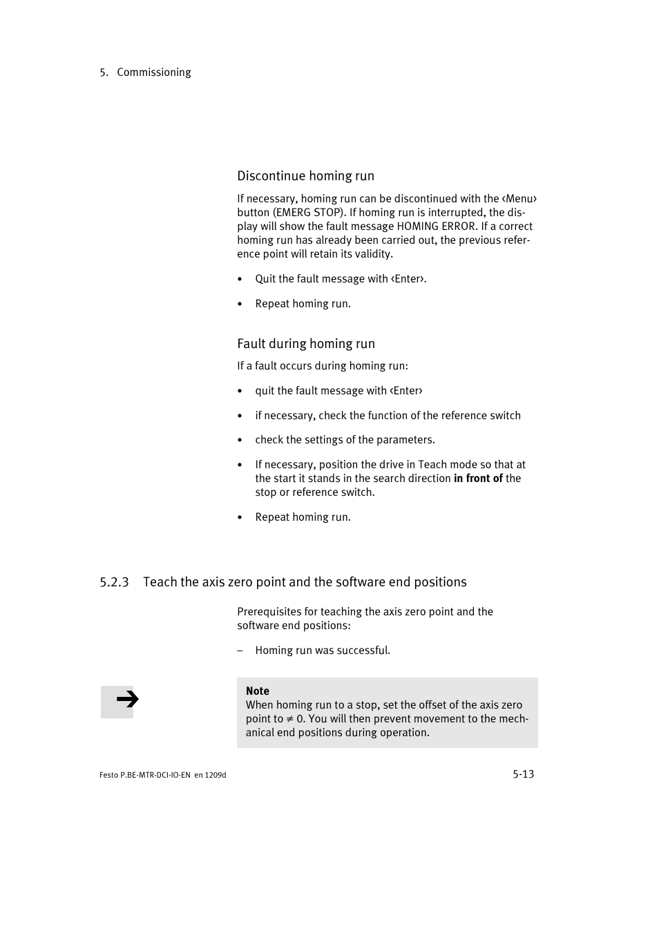 Festo Электромотор MTR-DCI User Manual | Page 91 / 182