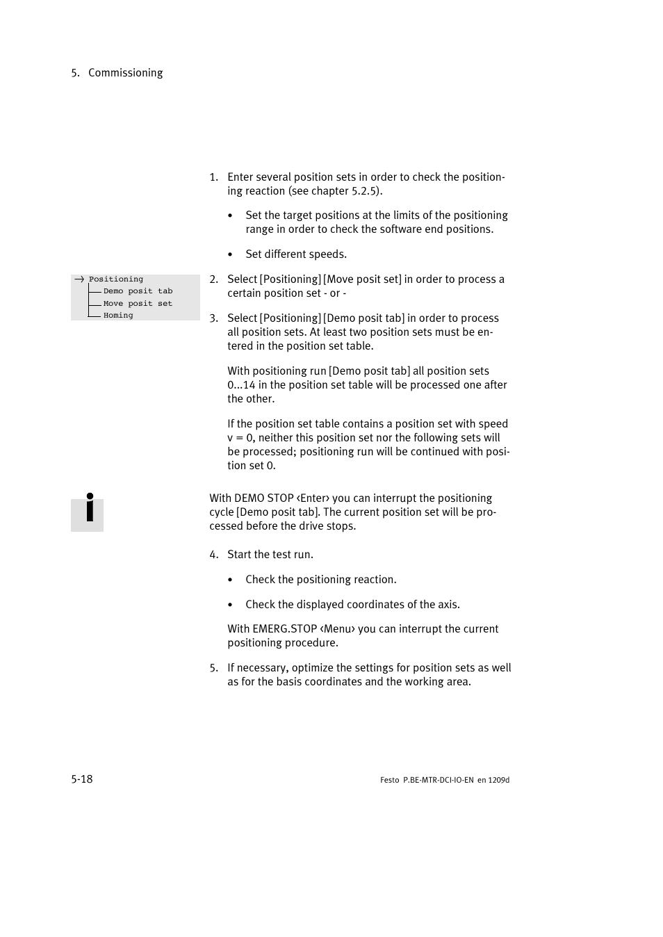 Festo Электромотор MTR-DCI User Manual | Page 96 / 182