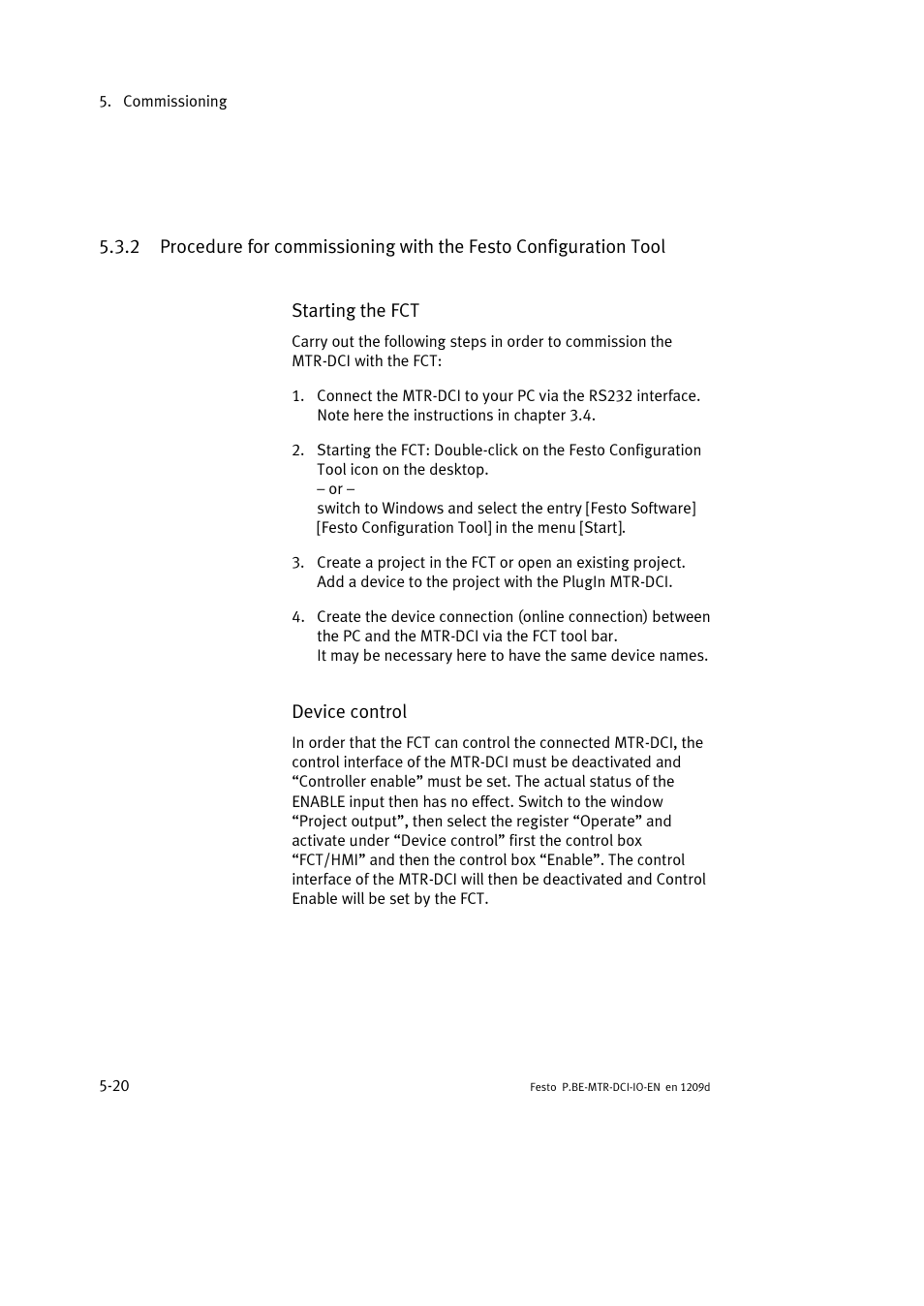 Festo Электромотор MTR-DCI User Manual | Page 98 / 182